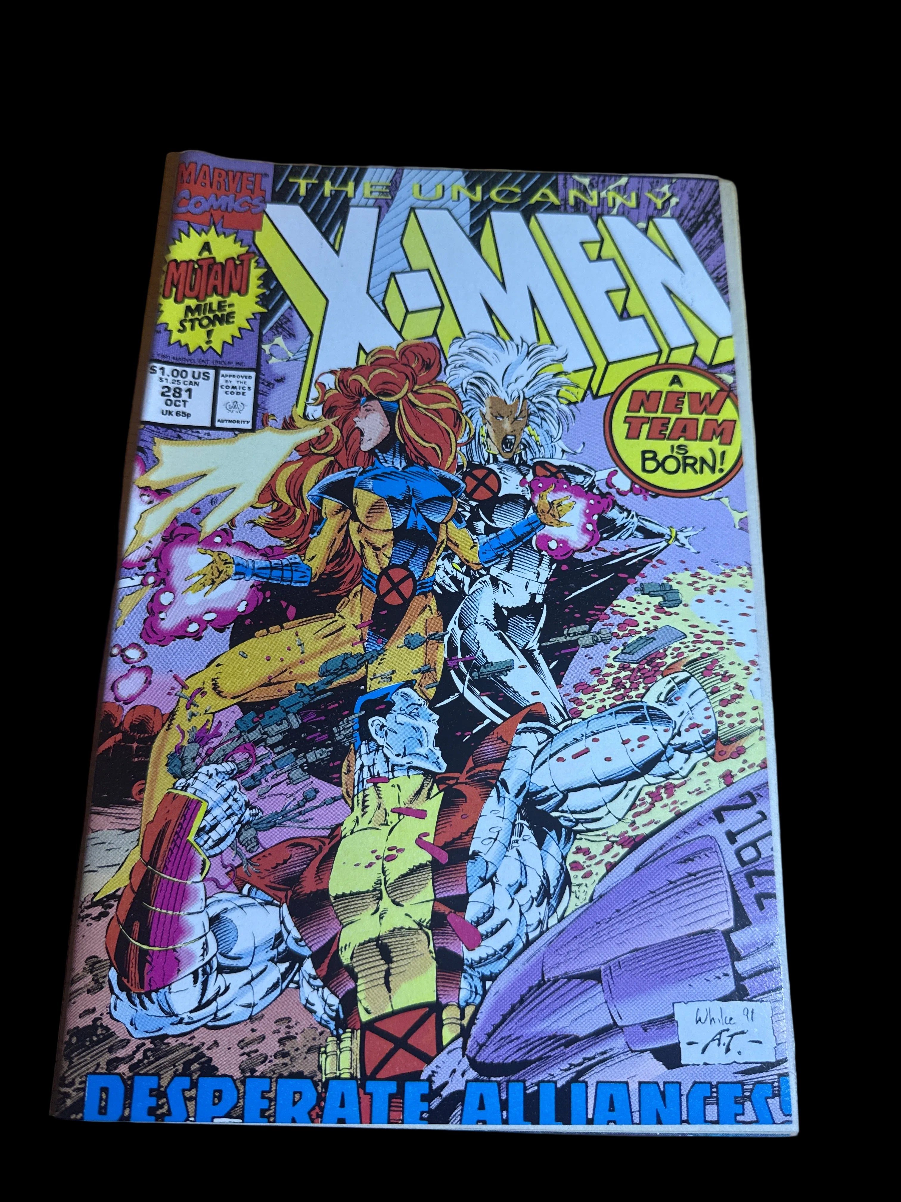 Uncanny X-Men #281 (1991) - “A New Team Is Born!” - Whilce Portacio