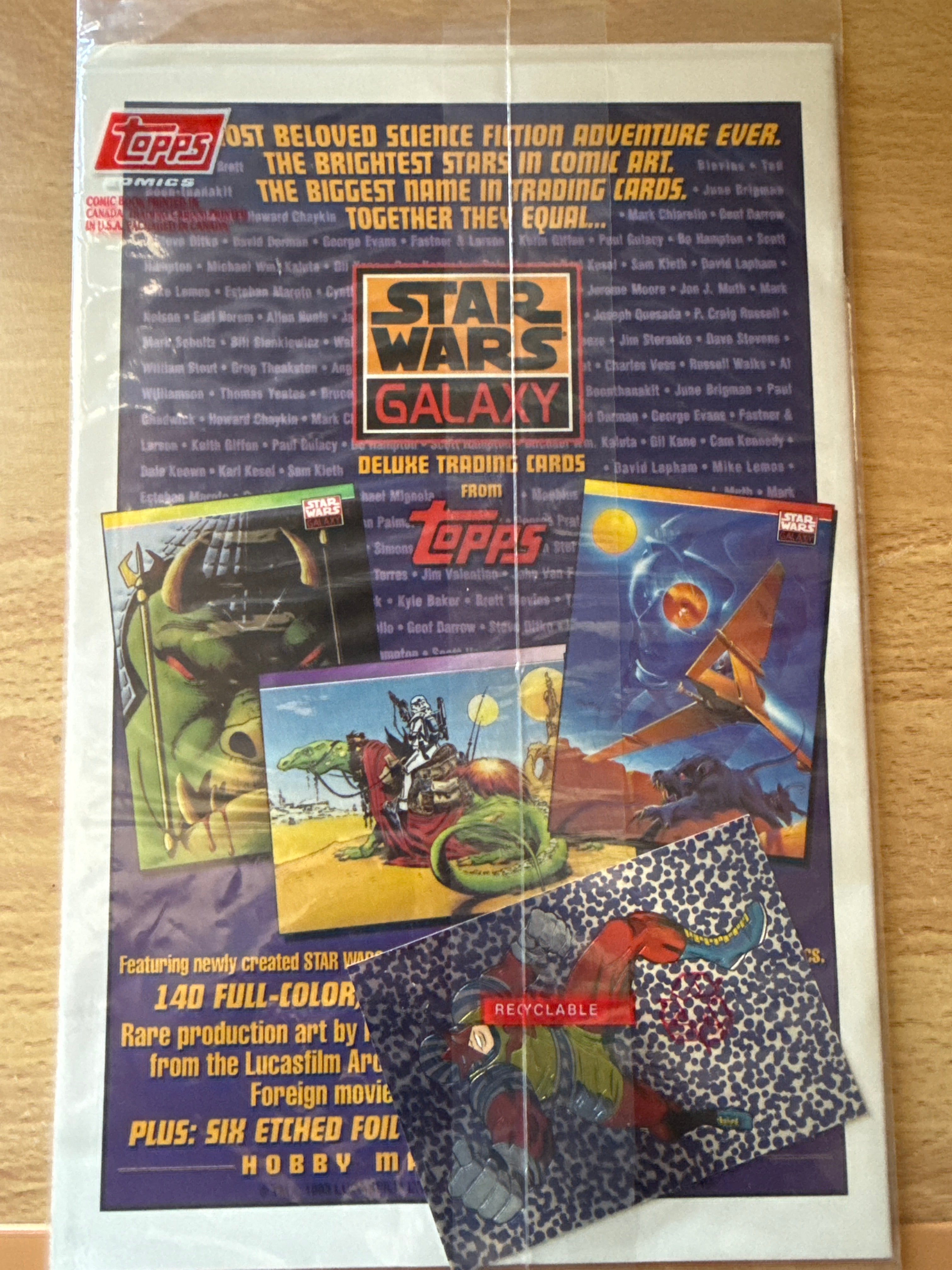 Captain Glory #1 (1993) - Sealed with Trading Card
