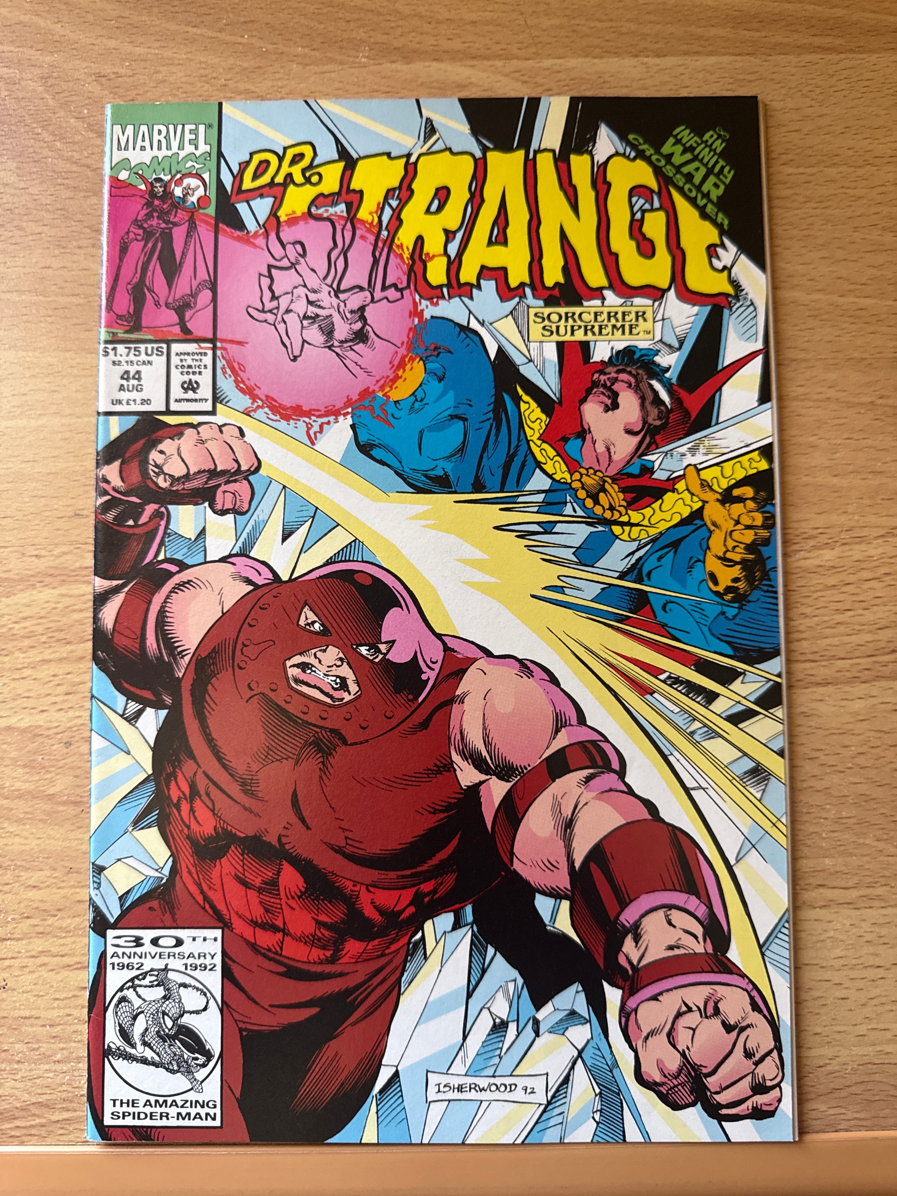 Doctor Strange #44 (1992) - Infinity War Crossover - Juggernaut Battle
