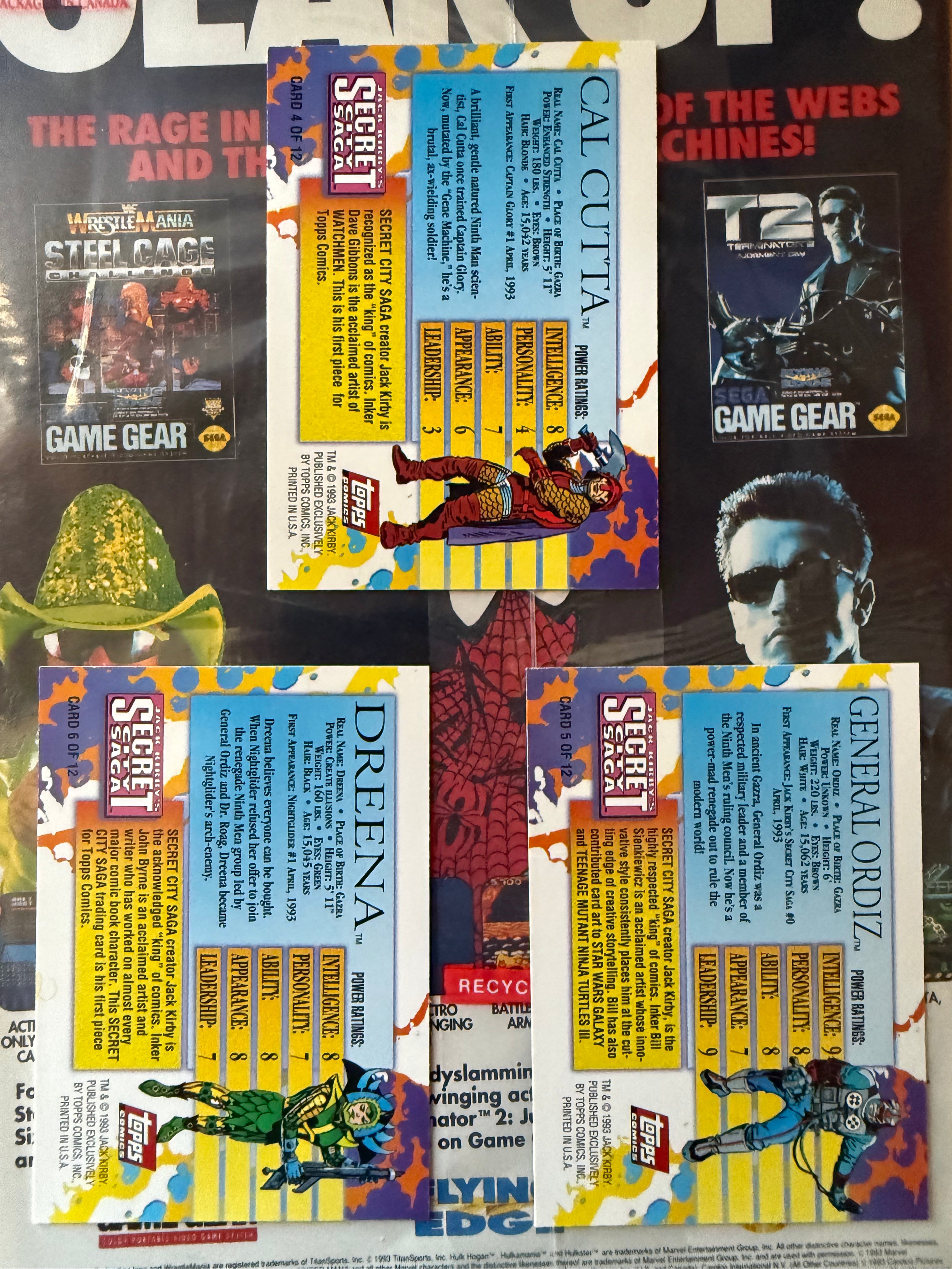 Jack Kirby’s Secret City Saga #2 (1993) - Factory Sealed with 3 Trading Cards